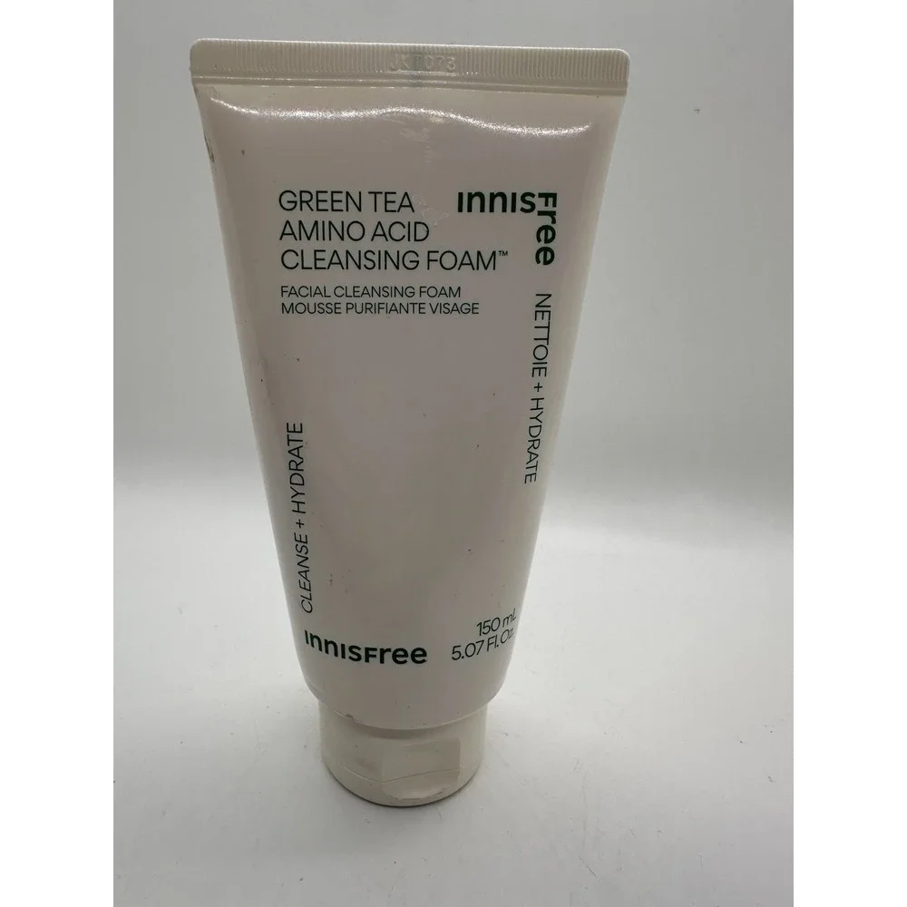 innisfree Green Tea Amino Acid Cleansing Foam, Sulfate Free, 5.07 oz